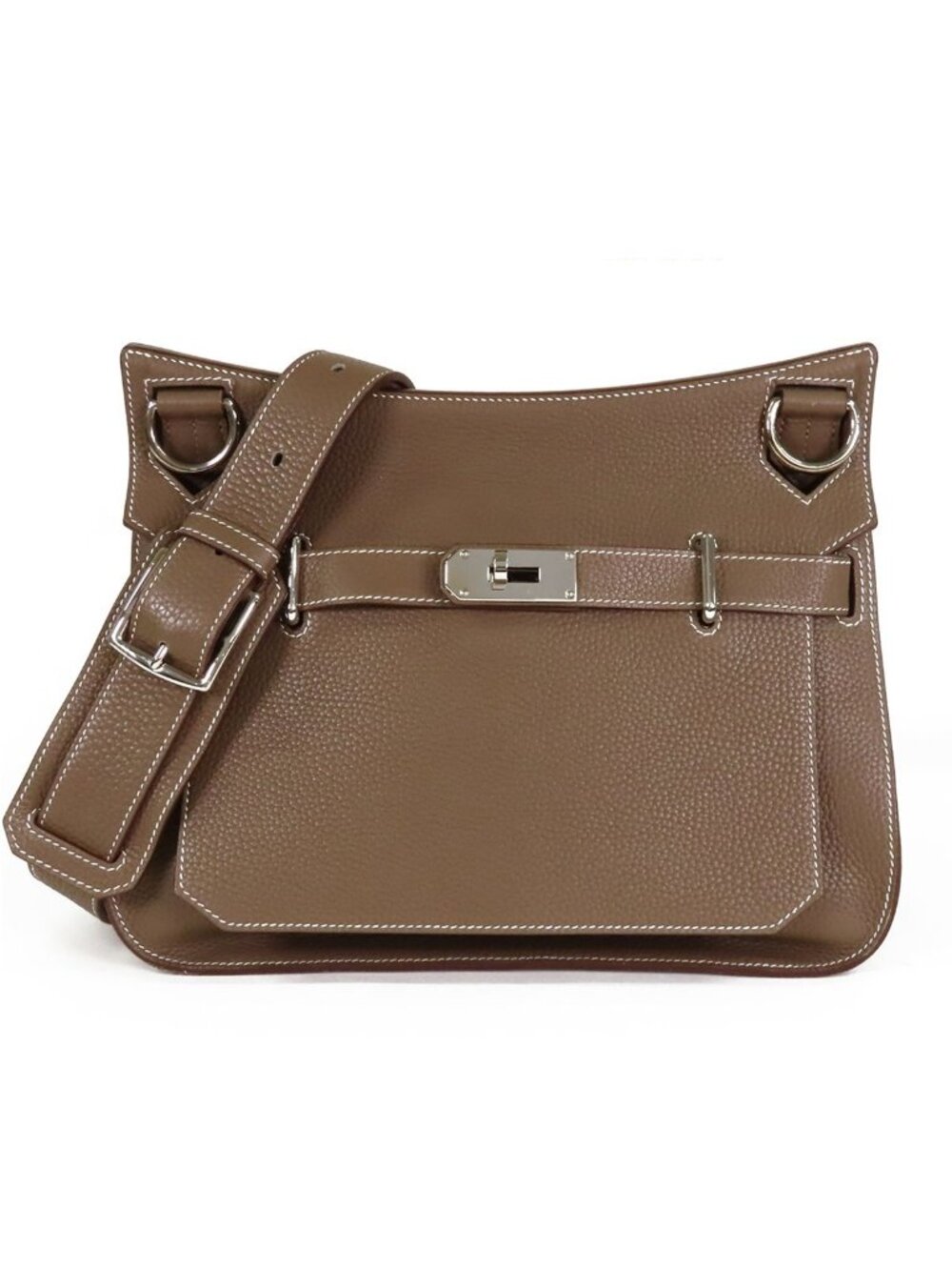 Hermes Jypsiere 31 Etoupe Silver Taurillon